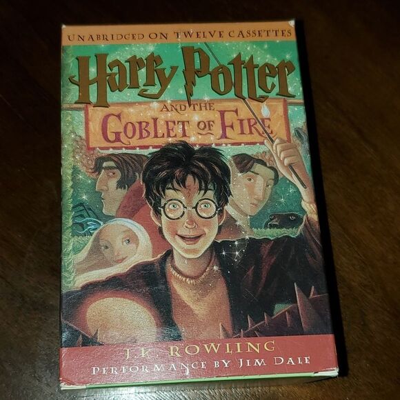 Harry Potter and the Goblet of Fire J.K. Rowling Audio Cassette Set - Picture 1 of 5